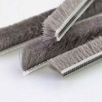 PP Wool Pile Weather Strip Brush untuk Pintu Geser dalam Hitam/Grey/Brown/White/warna lainnya